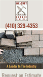 Mobile Screenshot of masonryrepairservicesmd.com